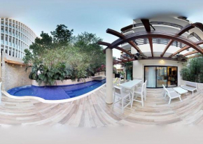 Aldea Thai 1107- private pool walk to mamitas beach!